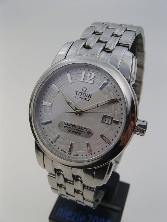 Neue Automatikuhr aus der Titoni Master Serie mit COSC Zerti (Neuf avec