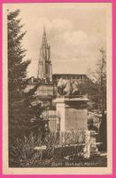 Bern gel 1921 Blick auf's Münster