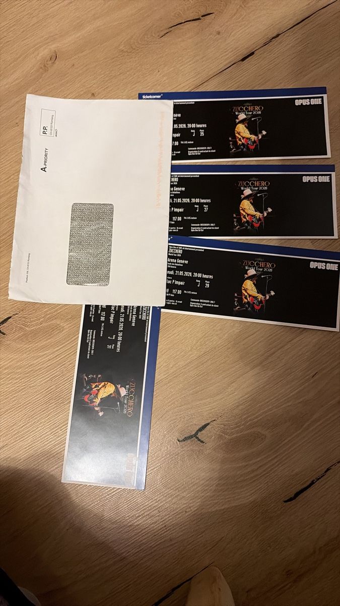 Biglietti: Zucchero World Tour 2026 – Nuovo (secondo la descrizione) da Bern venduto da Puceti54