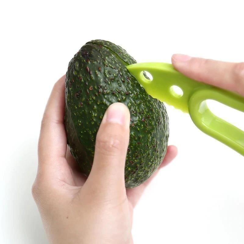 Coltelli da cucina: Alles-in-einem-Avocadoschneider – Nuovo e nell'imballaggio originale da Gurmels venduto da Swisspod 1