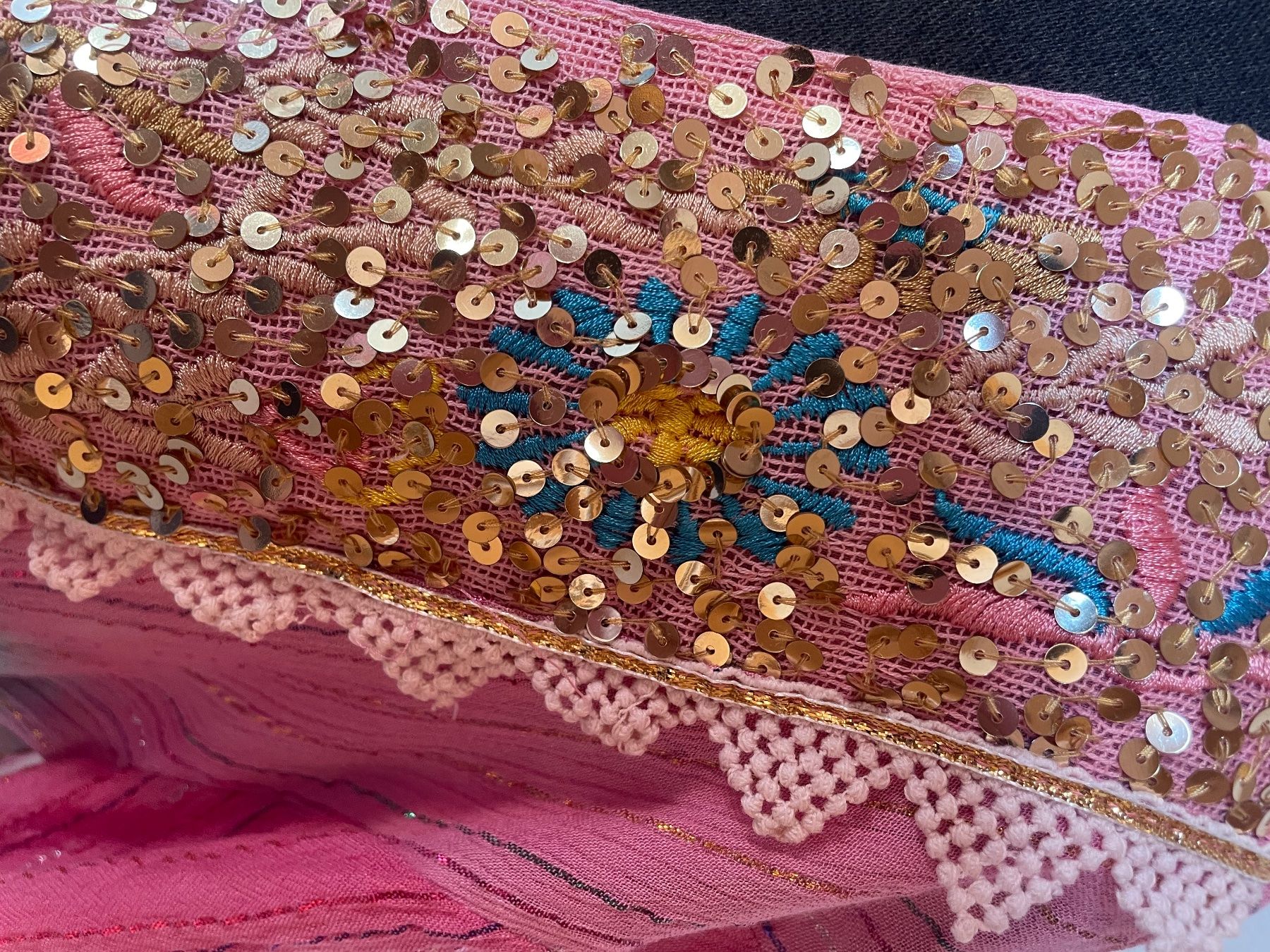 Kleider: Boho Maxikleid mit Pailletten und Glitzerfäden – Neu (gemäss Beschreibung) aus Sigriswil von ck56 3