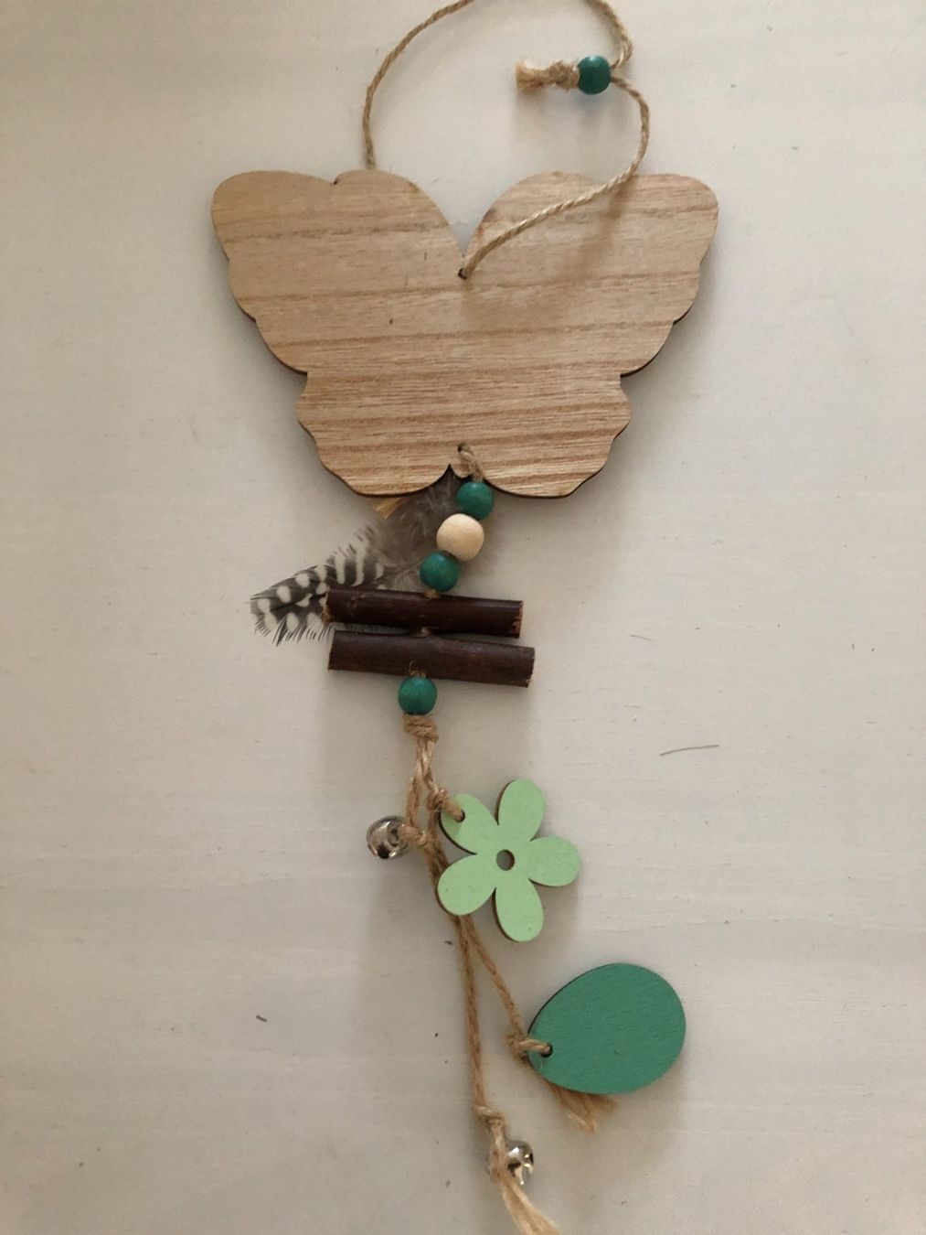 Tutte le decorazioni: Frühlingsdeko Holzschmetterling mit Glocken, – Nuovo (secondo la descrizione) da Arlesheim venduto da OmnIa55 1