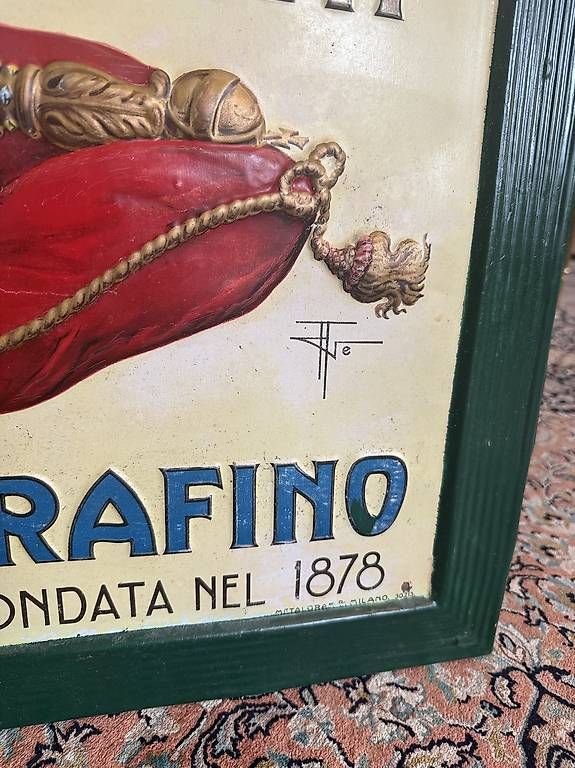 Ecriteaux: Antikes Blechschild Passito Erbaluce – D'occasion à Nidau par Nintschgu 1