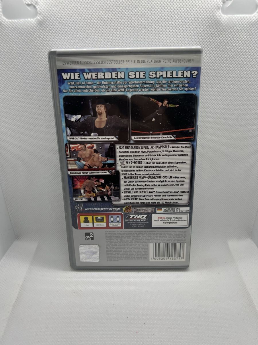 Sony Spiele: WWE Smackdown vs Raw 2008 PSP Spiel + Anleitung – Gebraucht aus Düdingen von Joeymoey 2