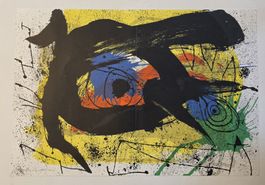 Joan Miró Original Lithografie Dim.: 55x38cm