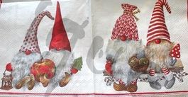 Serviette friendly tomte (1198) 2Stk.