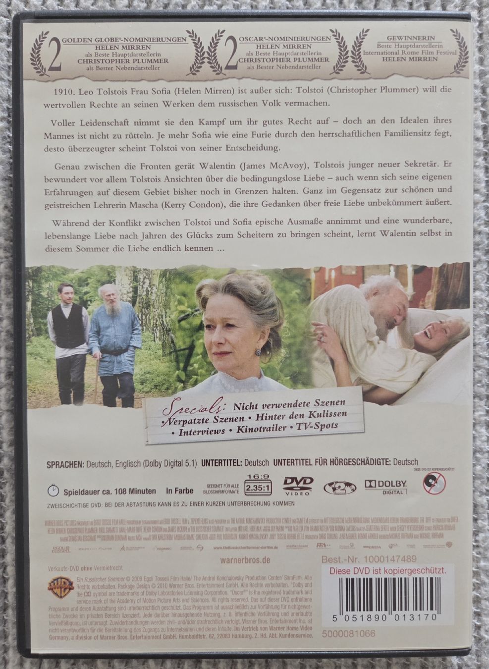 Tutti i DVDs: Ein russischer Sommer – Nuovo (secondo la descrizione) da Basel venduto da ang_2021 1