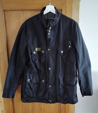 Barbour International Jacke, Herren Gr. XL, Schwarz