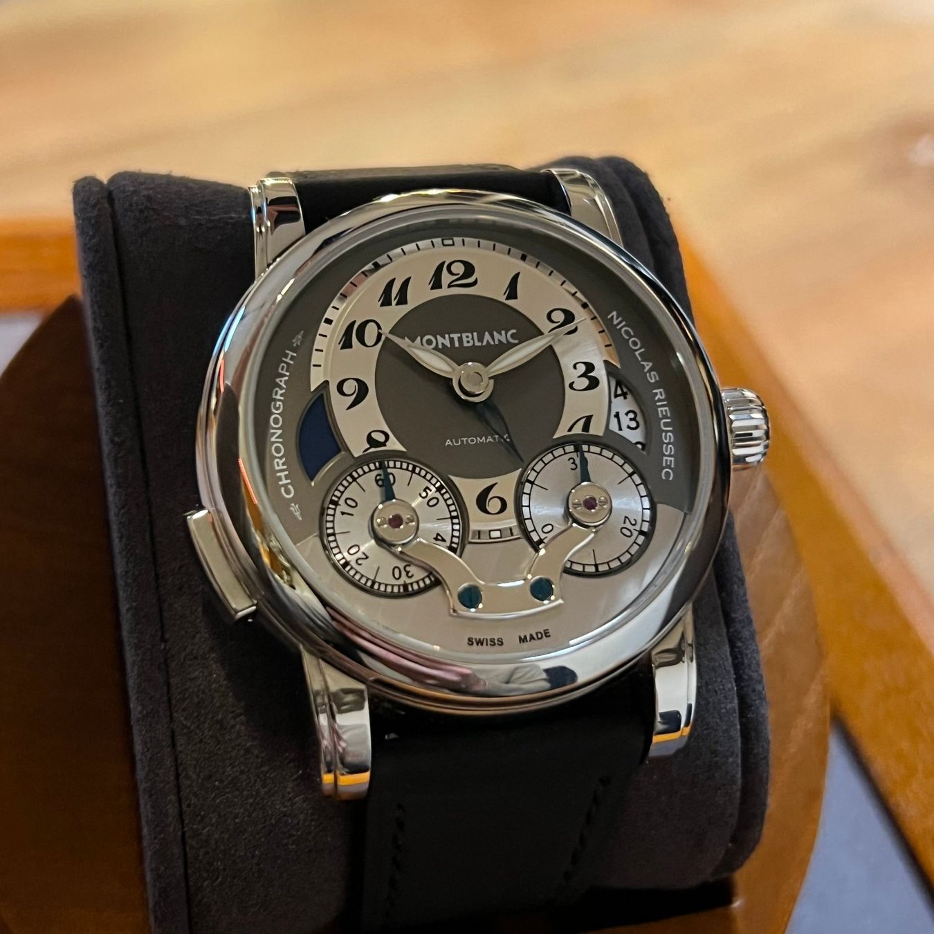 Montblanc Orologi: Montblanc Nicolas Rieussec Chrono Full Set 7138 – Usato da Carouge GE venduto da Watchaser 1