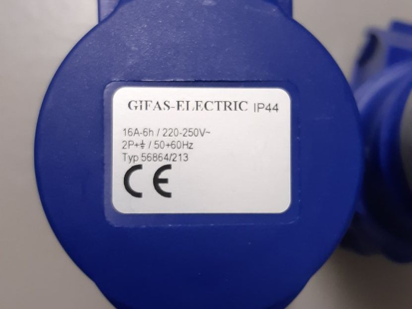 GIFAS Spine: Kupplung CEE 16  230V  6h IP44 – Nuovo (secondo la descrizione) da Steinerberg venduto da Flora87