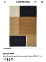 SKRIFTSPRÅK Rug - Low Pile, Stylish Design 133x195cm