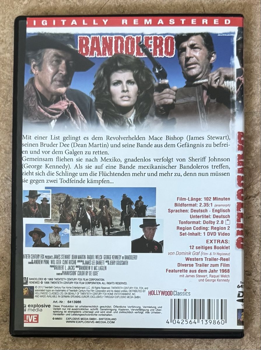 Tous les DVDs: BANDOLERO – Neuf (Voir description) à Dietikon par AndreaSch01 1