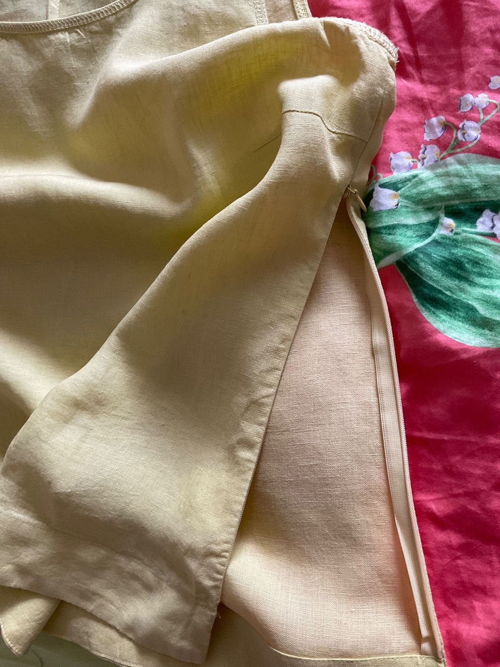 Camicette: CLARINA 100% Leinen Top Bluse Gr 40 gelb – Usato da Urdorf venduto da alda02 4