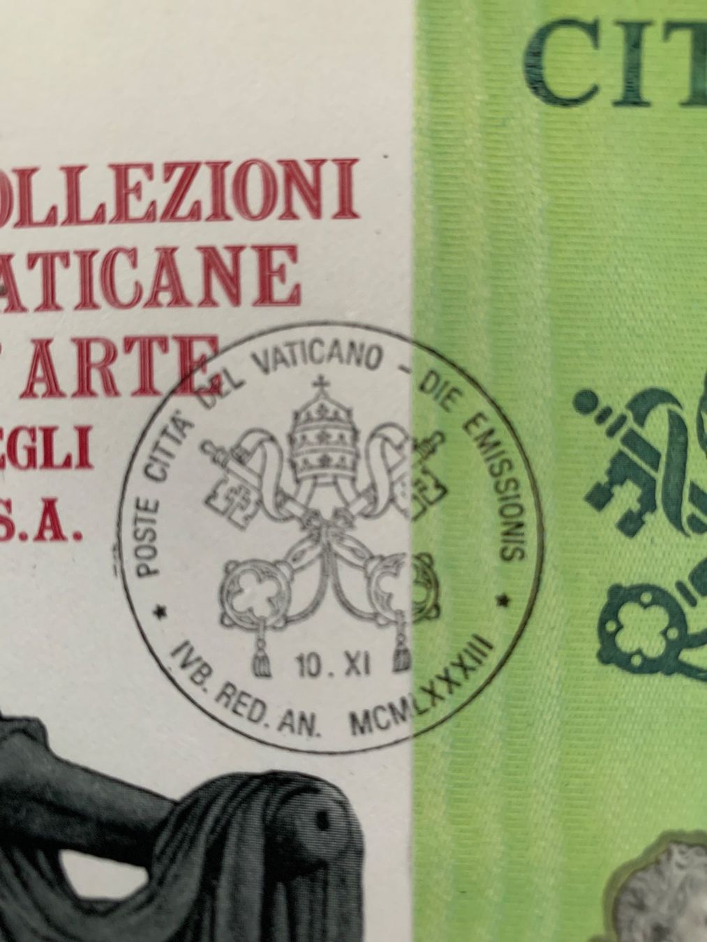 Alle Briefmarken: Vatikan Briefmarken Sammlung 1983 Kunst – Gebraucht aus Ibach von lisch3 4