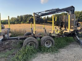 Holzkran Palms 7.86 mit Greifer Typ 7.86 guter Zustand