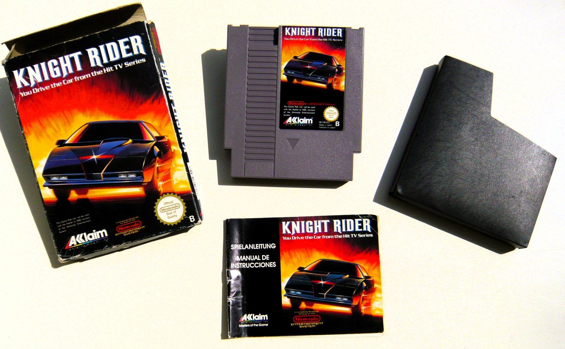 Nintendo Giochi: NES : Knight Rider, CIB – Usato da Onex venduto da Jaguar1986 2