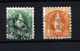 Stehende Helvetia GROBER Zahn Kat. 190.00 (AL895)