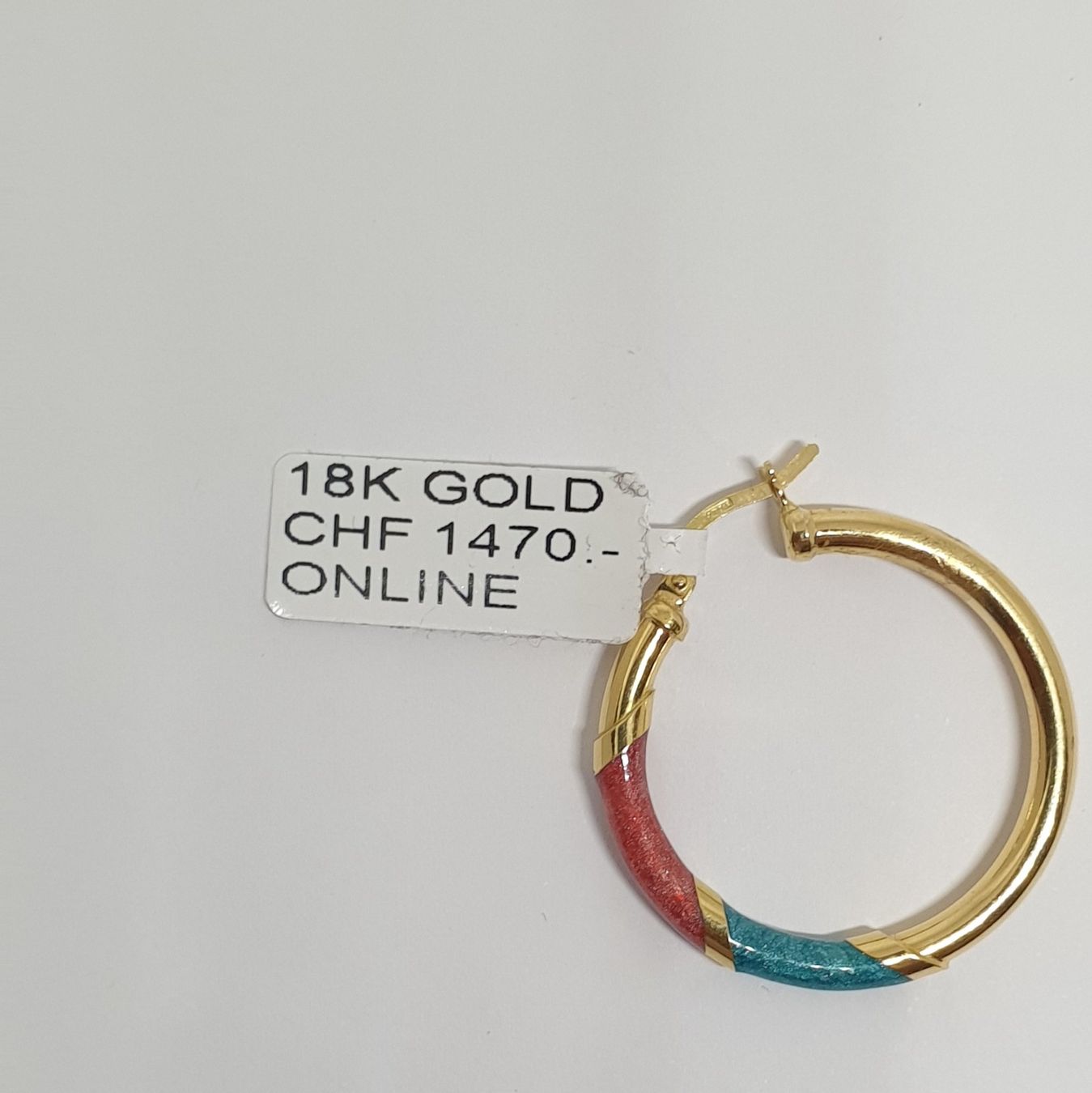 Orecchini pendenti & Orecchini a lobo: Echt 18K Gold Creolen – Usato da Luzern venduto da luzerngoldhaus 1