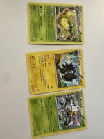 Lot de 3 cartes Pokémon Victreebel Luxray Beedrill