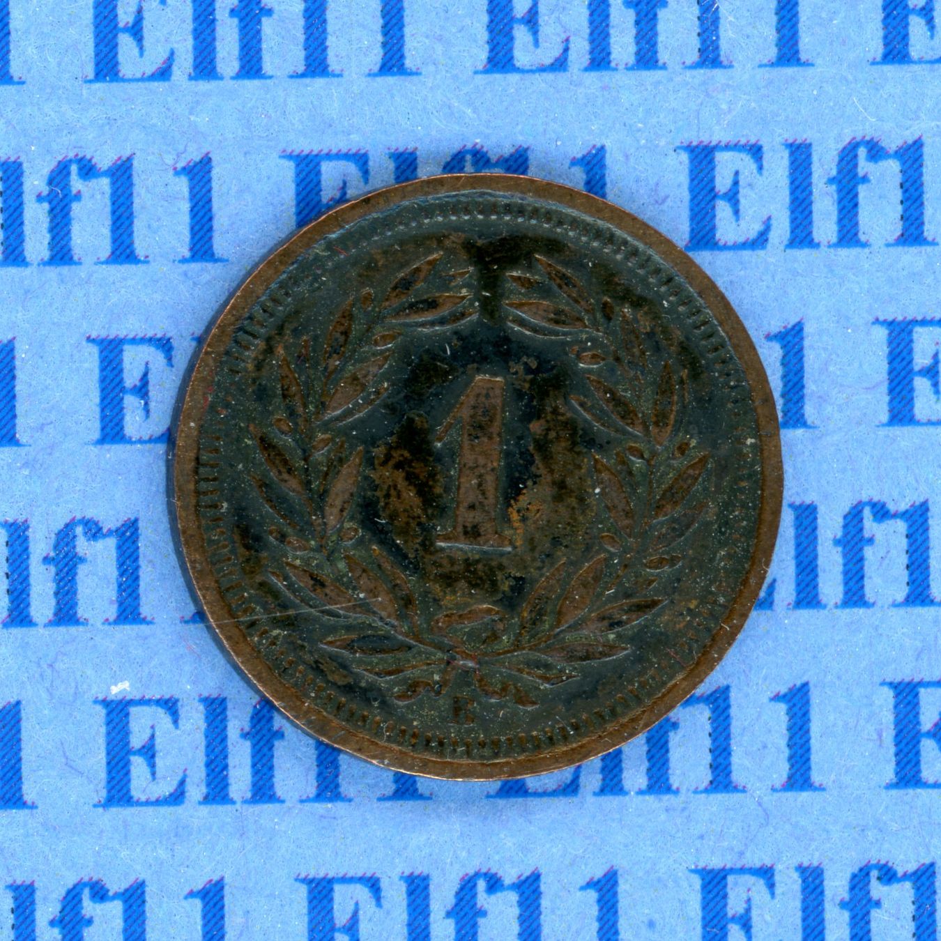 Tutti le monete: CHF___0.01 1880 ss 1 Rappen – Usato da Widnau venduto da Elf11 1