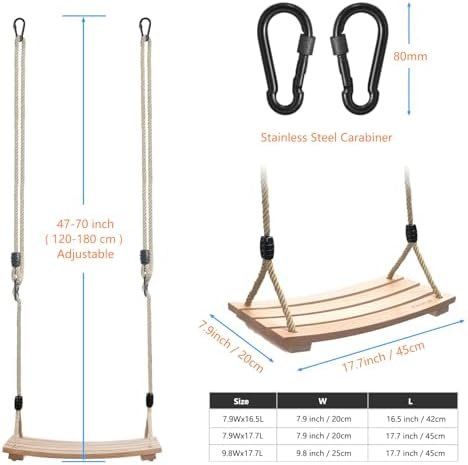 Sonstige Gartenschaukeln: Holzschaukel – Neu und originalverpackt aus Hundwil von Equiply 3