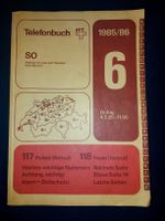 Seltenes Telefonbuch Nr. 6 SO 1985-1986