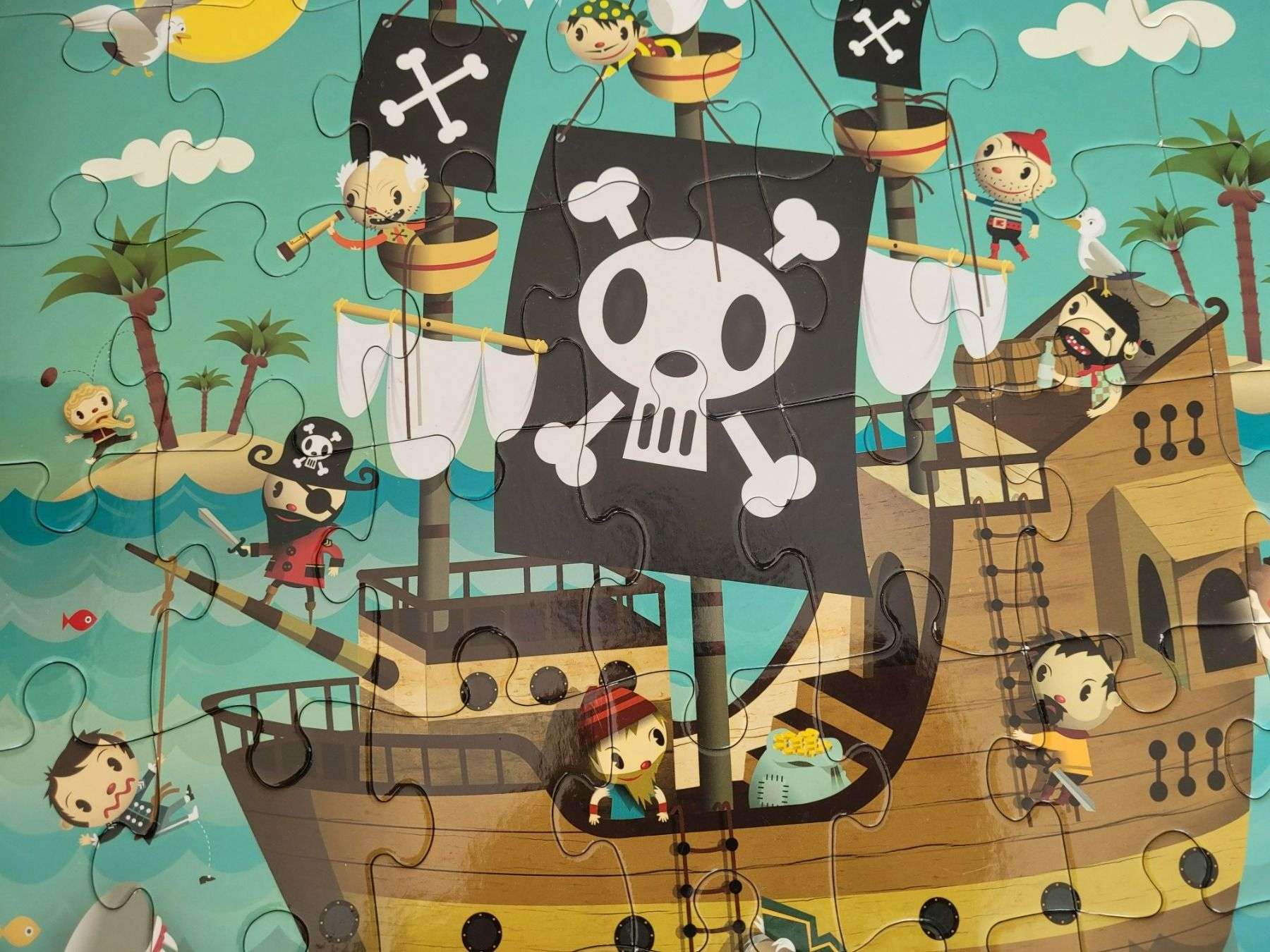 Puzzles: Mudpuppy Puzzle Piraten – D'occasion à Winkel par Madziacz 1