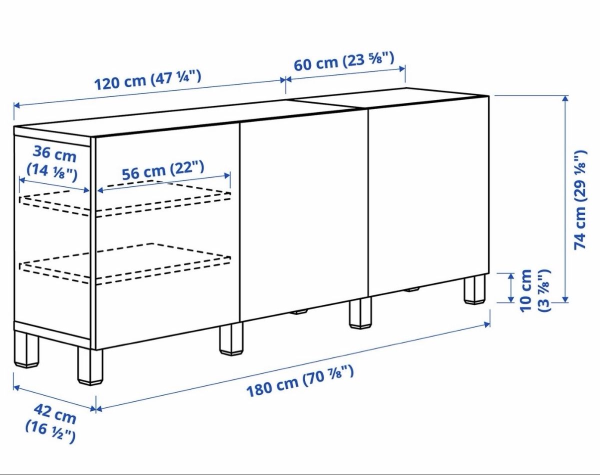 Ikea Regale: Kommode Besta von IKEA – Gebraucht aus Bottighofen von Tailor_1971 3