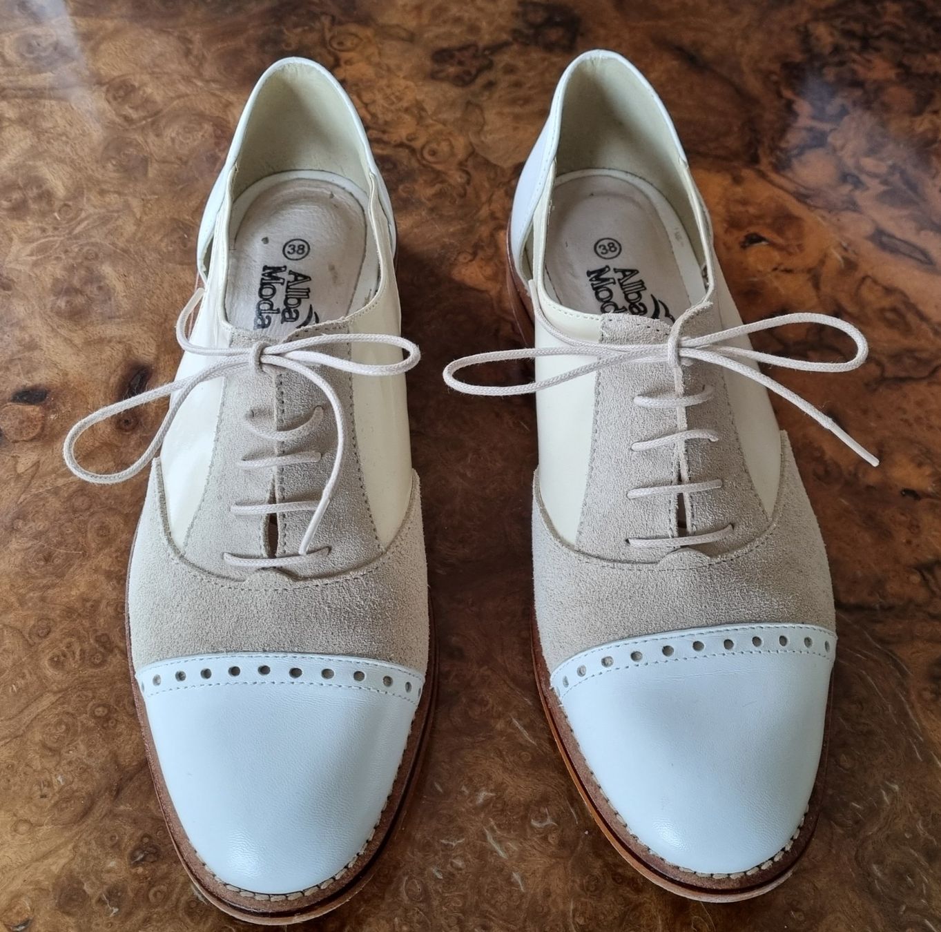 Scarpe da donna: Gr. 38 Klassischer Halbschuh Budapester Stil – Usato da Murg venduto da BocaChica1953 1