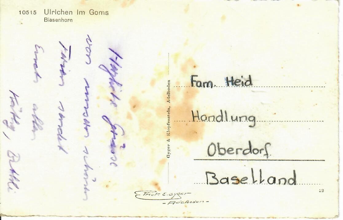 Cartes postales: Ulrichen im Goms – D'occasion à Hochdorf par Ziegel-16 1
