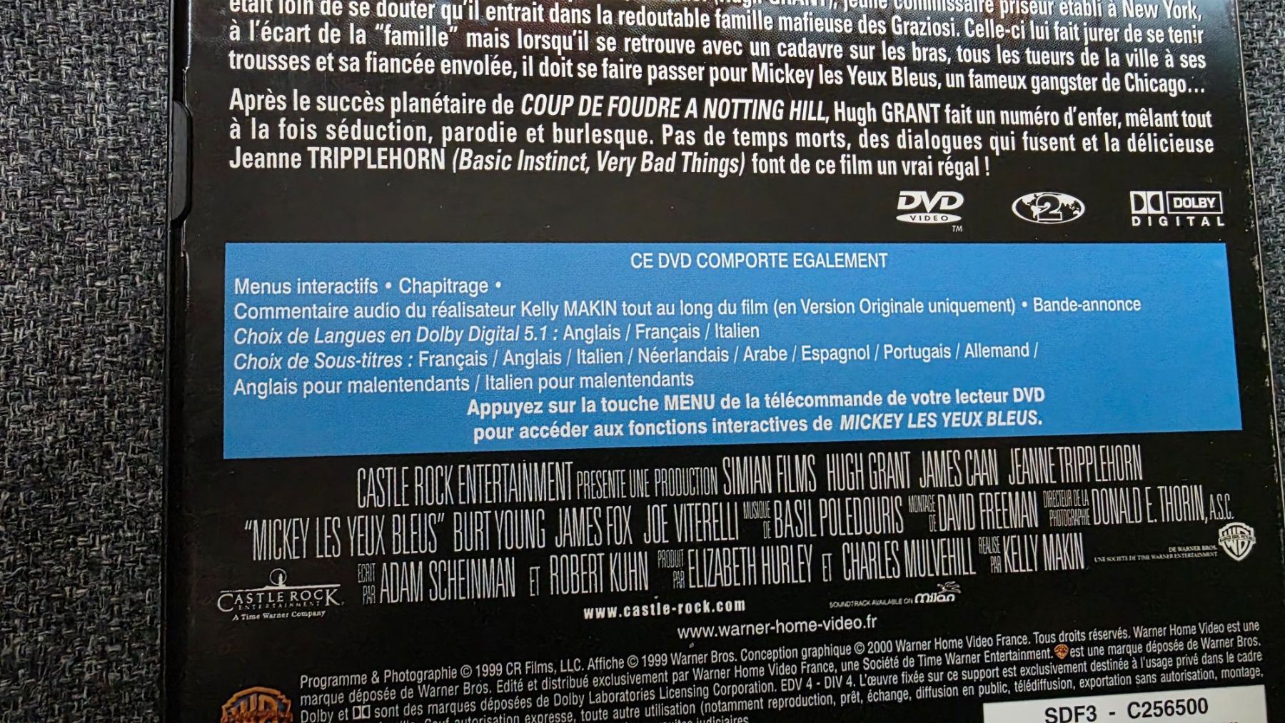Tutti i DVDs: Mickey les yeux bleus - Hugh Grant – Usato da Bionnens venduto da Meg011 2