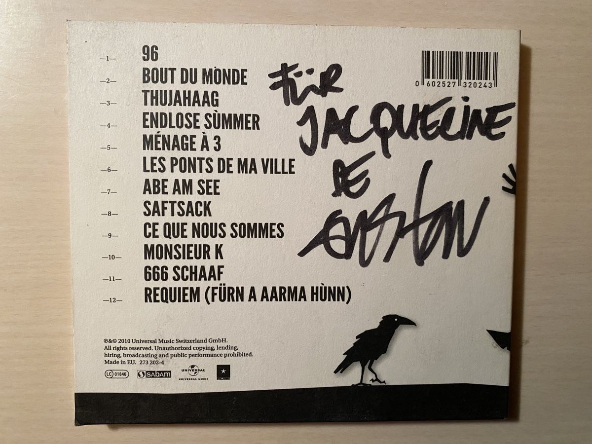 CD: Gustav 666 CD signiert – Usato da Oberried Brienz venduto da Chyara 1
