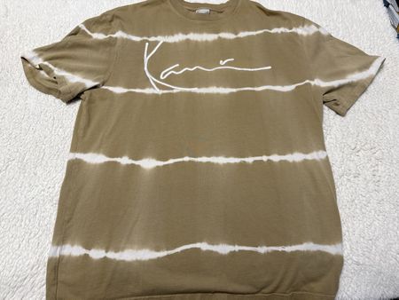 T-shirt Karl Kani  beige et blanc Taille L -