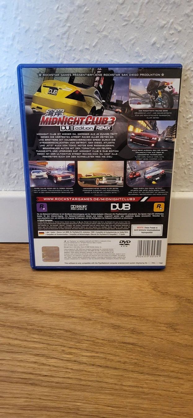 Sony Giochi: PS2 - Midnight Club 3 Dub Edition Remix – Usato da Münsingen venduto da Heroism2010 1