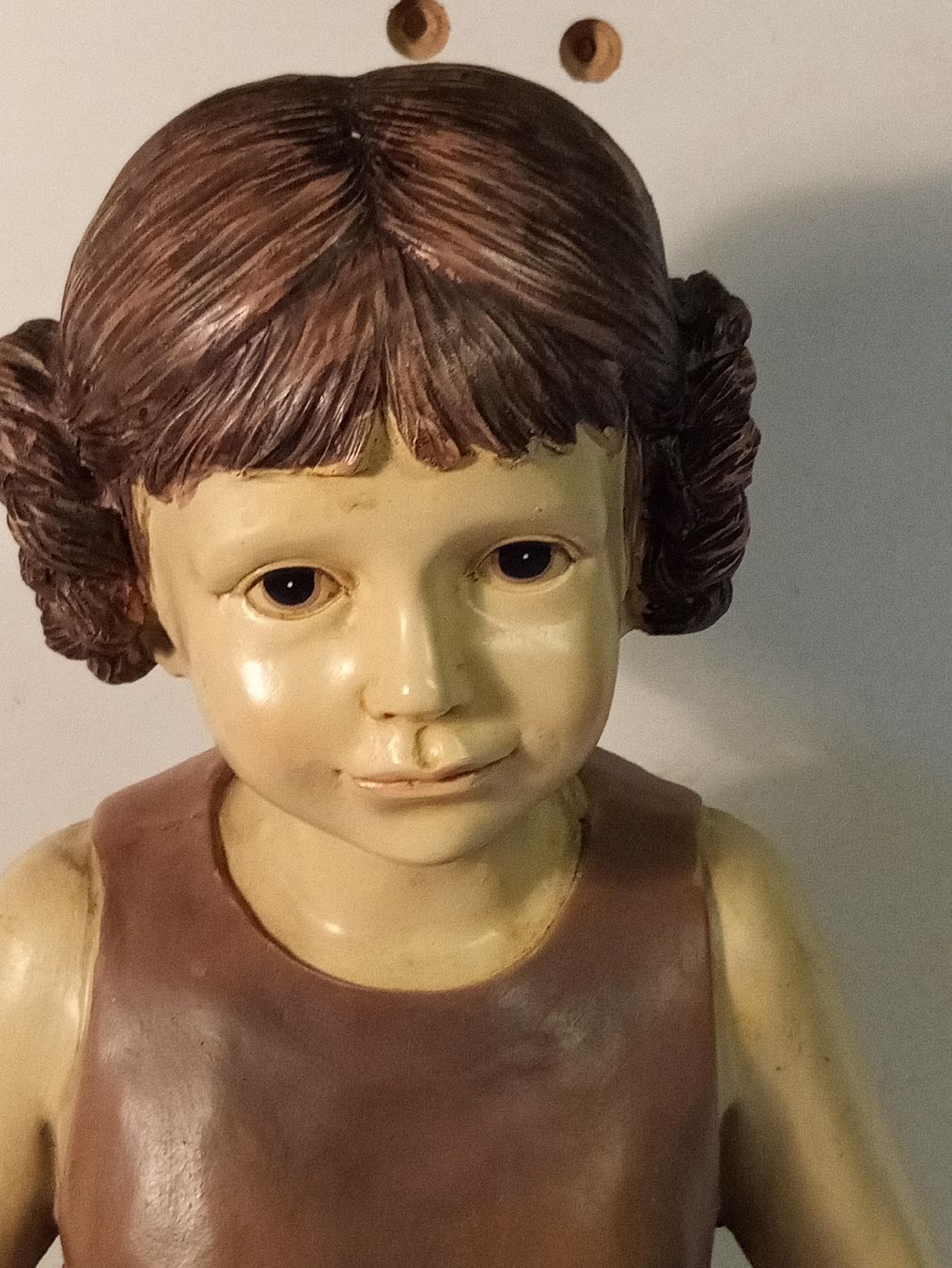 Figuren: Dekorative Mädchenfigur,(Grosses Mädchen),Resin, – Gebraucht aus basel von markusb07 1