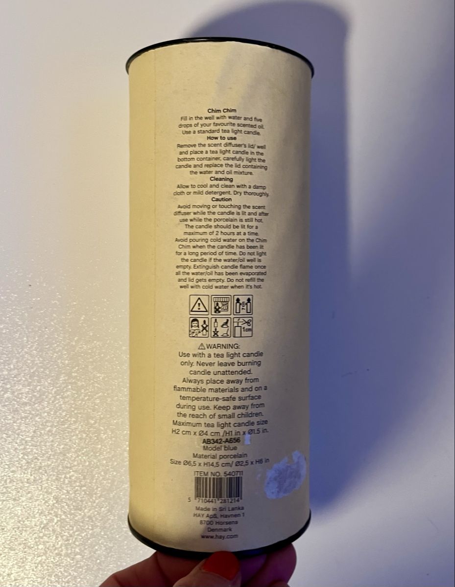 Diffusori di oli essenziali: Hay Chim Chim Duftdiffuser Blau – Nuovo e nell'imballaggio originale da Oberrieden venduto da naanuu 6