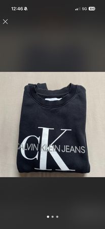 Calvin Klein Jeans CK Sweatshirt Schwarz – Grösse M