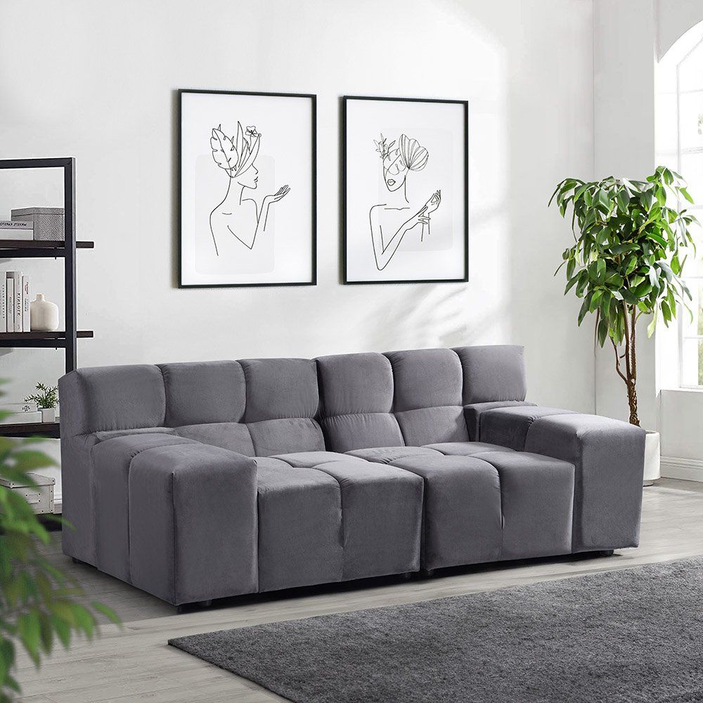 Divani: Modulares Sofa ORNINA S - Anthrazit – Nuovo e nell'imballaggio originale da Wallenwil venduto da toesstal-vertrieb