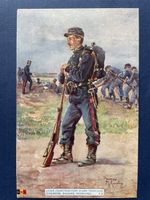 Originale Ansichtskarte, Militär, Soldat, Frankreich, 1917