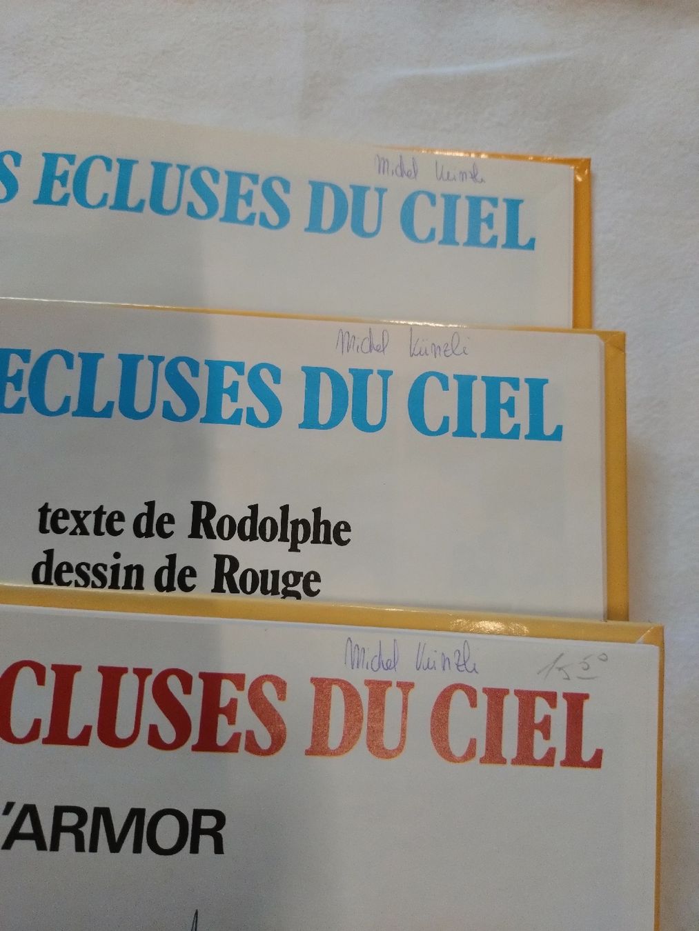 Fumetti: Les Écluses du Ciel 1 à 3, Rodolphe Rouge – Usato da Farvagny-le-Grand venduto da LaCaverne 6