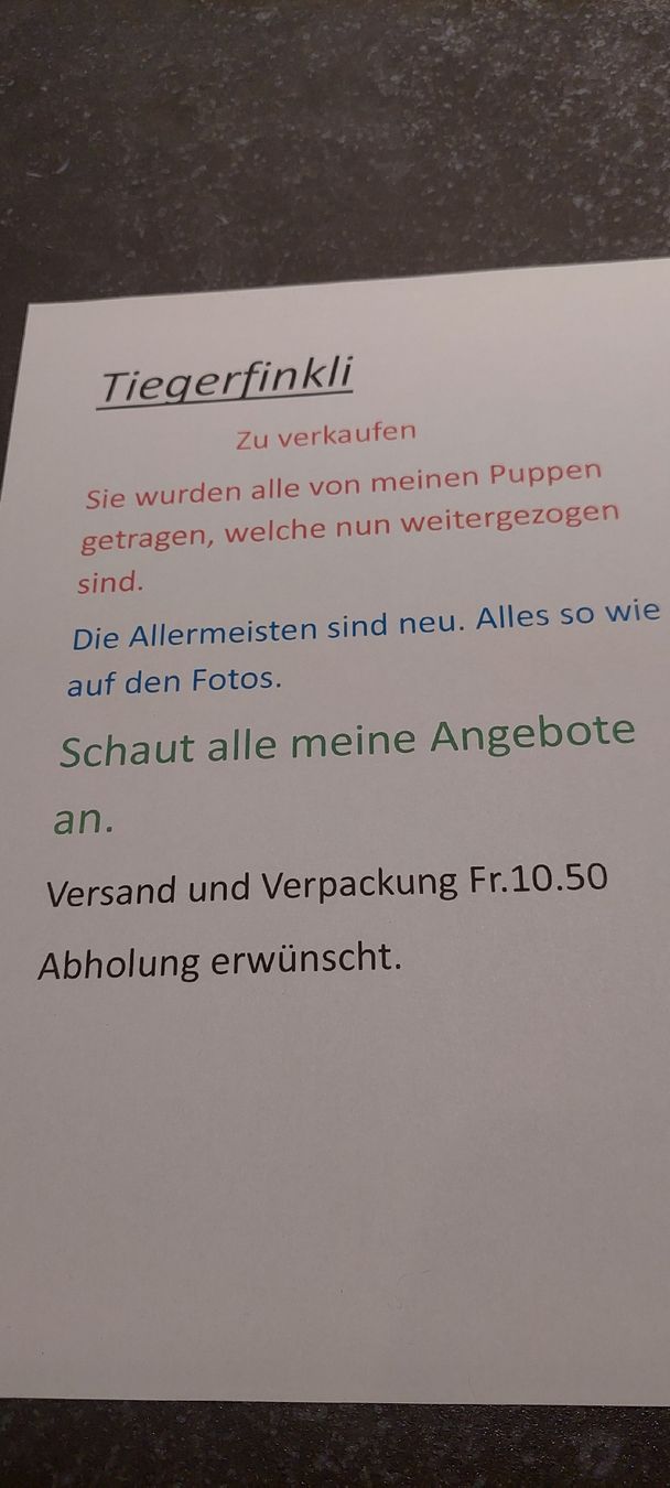 Tiger Swiss Schuhe für Jungen: Tiegerfinkli original  Grösse Nr.17 – Neu (gemäss Beschreibung) aus Muri AG von nindo1 1