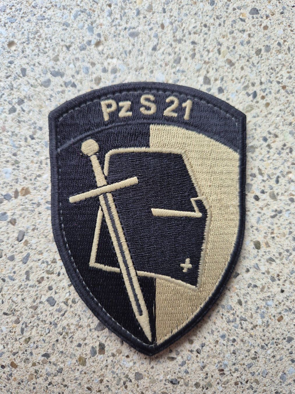 Schweizer Armee Placchette & Badge: *** Badge Pz S 21 mit klett *** – Usato da Riedholz venduto da fr_sIruP