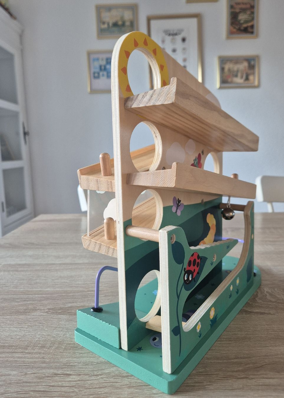 Janod Giocattoli: Raupen - Kugelbahn aus Holz – Usato da Ellighausen venduto da Luna_dk 5