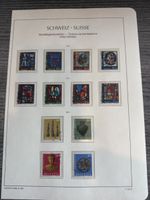 Schweiz Pro Patria Briefmarken, komplett, Jahrgang 70-72