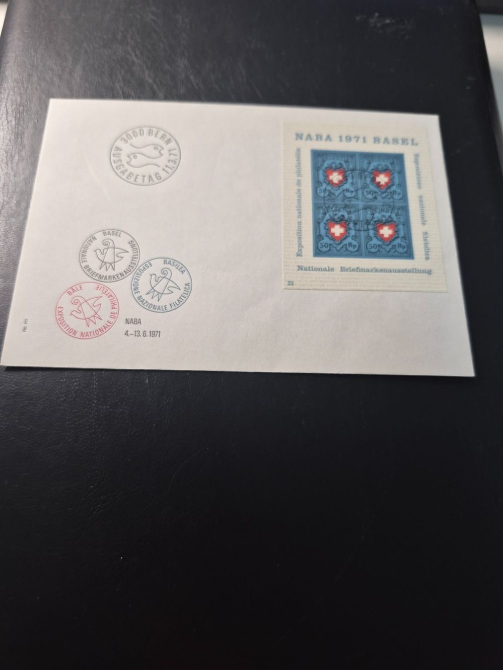 Alle Briefmarken: NABA 1971 Basel – Gebraucht aus Grüningen von bestak1