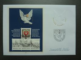 1995 Basler-Taube-Block mit Signatur,  Fr. 4.--