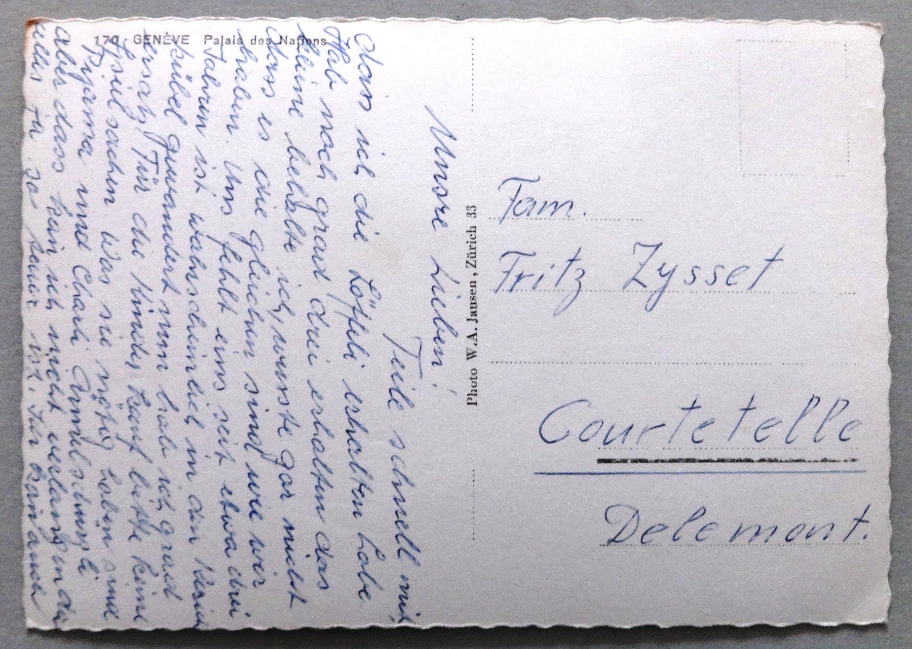 Cartes postales: Genève - Palais des Nations – D'occasion à Fétigny par Billy2miny 1
