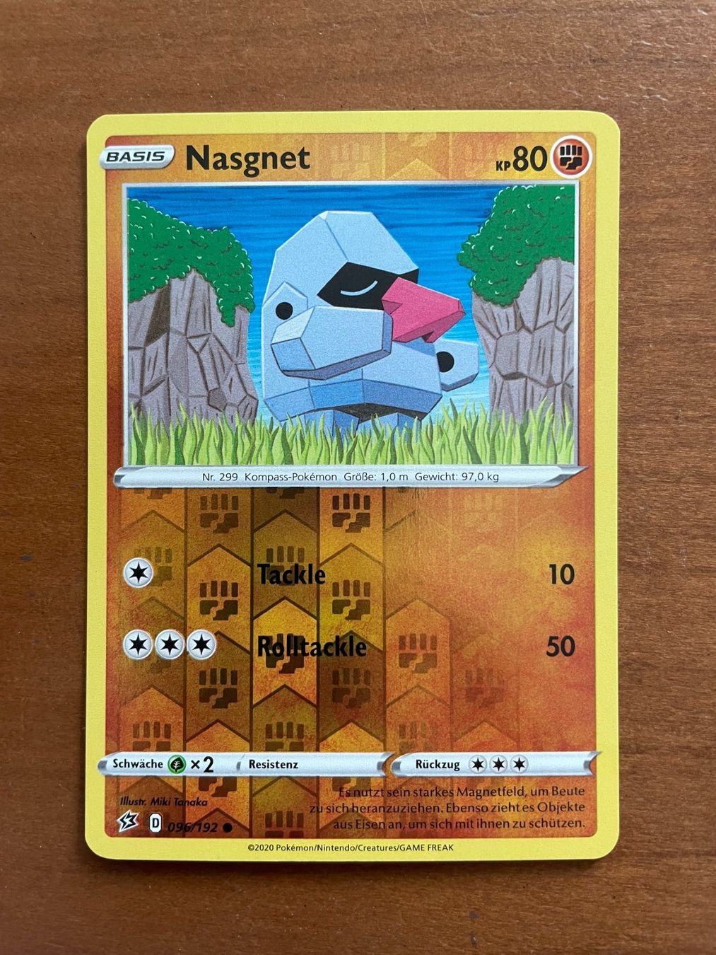 Pokémon Carte collezionabili: Pokemon Nasgnet Reverse (Versand gratis) – Nuovo (secondo la descrizione) da Chur venduto da Angerson