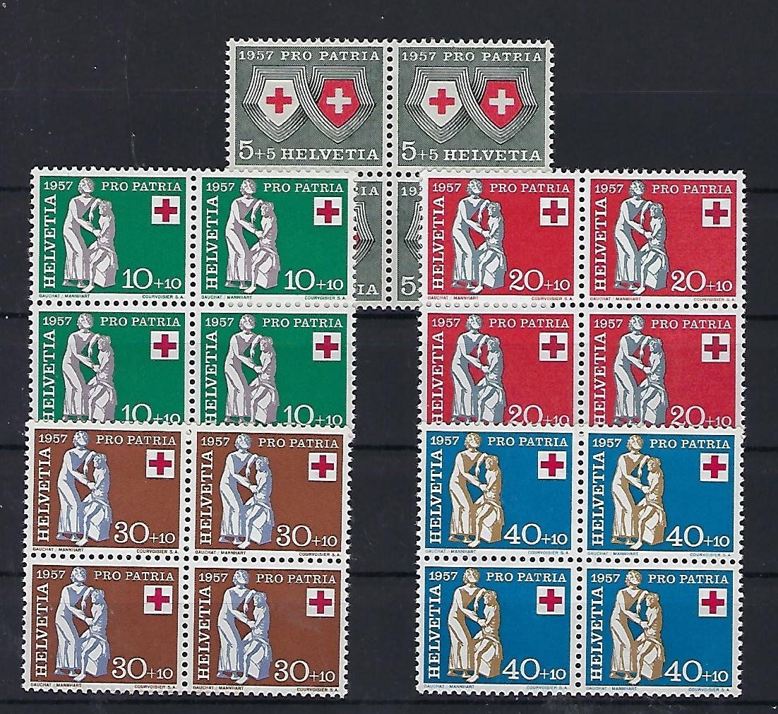 Tutti i francobolli: 1957  Patria Viererblocks postfrisch **   15425 – Usato da Lunden venduto da Animus999