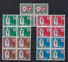 1957  Patria Viererblocks postfrisch **   15425